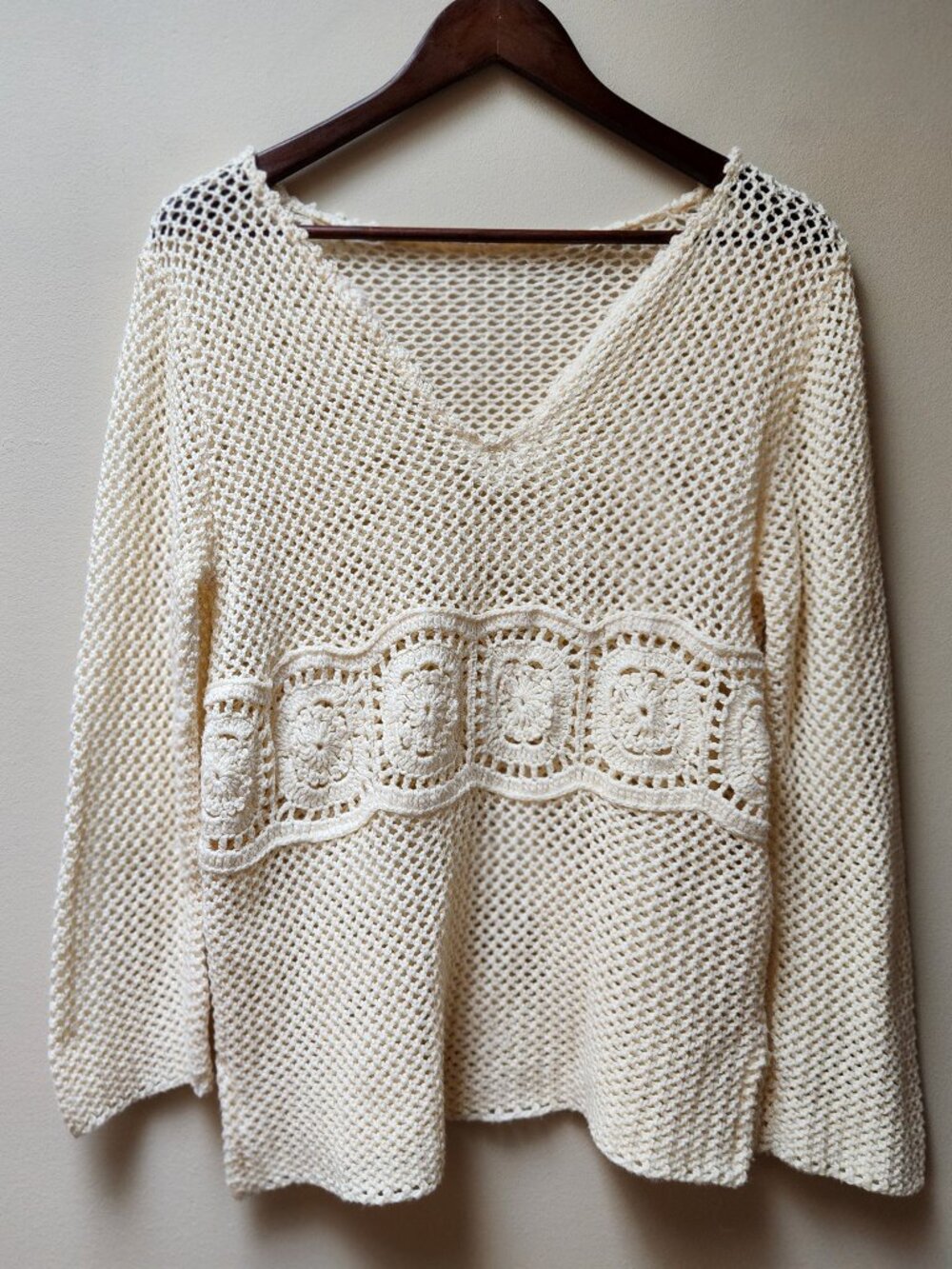 Crochet Granny Knit Summer sweater